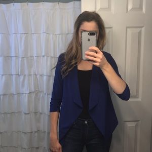 Blue relaxed blazer